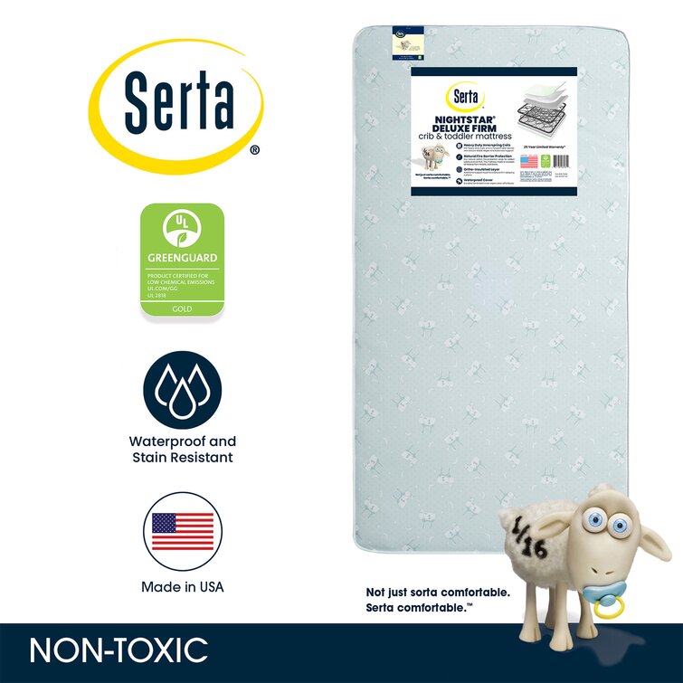 Serta nightstar 2025 balance crib mattress